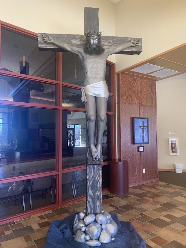 Crucifixion Sculpture Viewing